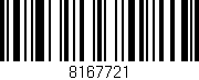 Código de barras (EAN, GTIN, SKU, ISBN): '8167721'