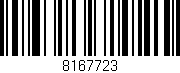 Código de barras (EAN, GTIN, SKU, ISBN): '8167723'