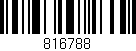 Código de barras (EAN, GTIN, SKU, ISBN): '816788'