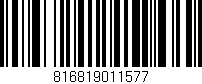 Código de barras (EAN, GTIN, SKU, ISBN): '816819011577'