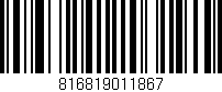 Código de barras (EAN, GTIN, SKU, ISBN): '816819011867'