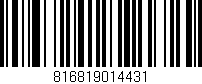 Código de barras (EAN, GTIN, SKU, ISBN): '816819014431'