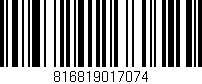 Código de barras (EAN, GTIN, SKU, ISBN): '816819017074'