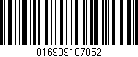 Código de barras (EAN, GTIN, SKU, ISBN): '816909107852'