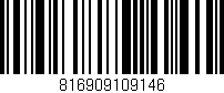 Código de barras (EAN, GTIN, SKU, ISBN): '816909109146'