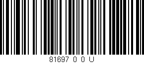 Código de barras (EAN, GTIN, SKU, ISBN): '81697_0_0_U'