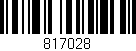Código de barras (EAN, GTIN, SKU, ISBN): '817028'