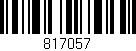 Código de barras (EAN, GTIN, SKU, ISBN): '817057'