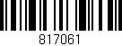 Código de barras (EAN, GTIN, SKU, ISBN): '817061'