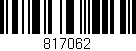 Código de barras (EAN, GTIN, SKU, ISBN): '817062'