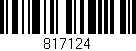 Código de barras (EAN, GTIN, SKU, ISBN): '817124'
