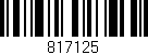 Código de barras (EAN, GTIN, SKU, ISBN): '817125'
