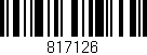 Código de barras (EAN, GTIN, SKU, ISBN): '817126'