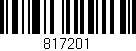Código de barras (EAN, GTIN, SKU, ISBN): '817201'