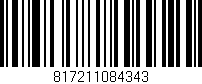Código de barras (EAN, GTIN, SKU, ISBN): '817211084343'