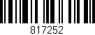 Código de barras (EAN, GTIN, SKU, ISBN): '817252'