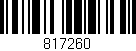 Código de barras (EAN, GTIN, SKU, ISBN): '817260'