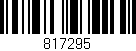 Código de barras (EAN, GTIN, SKU, ISBN): '817295'