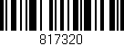 Código de barras (EAN, GTIN, SKU, ISBN): '817320'