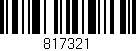 Código de barras (EAN, GTIN, SKU, ISBN): '817321'
