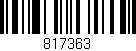 Código de barras (EAN, GTIN, SKU, ISBN): '817363'