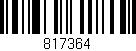 Código de barras (EAN, GTIN, SKU, ISBN): '817364'