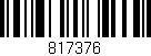 Código de barras (EAN, GTIN, SKU, ISBN): '817376'