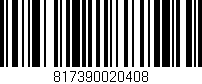 Código de barras (EAN, GTIN, SKU, ISBN): '817390020408'