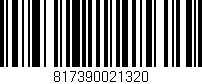 Código de barras (EAN, GTIN, SKU, ISBN): '817390021320'