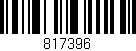 Código de barras (EAN, GTIN, SKU, ISBN): '817396'