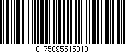 Código de barras (EAN, GTIN, SKU, ISBN): '8175895515310'