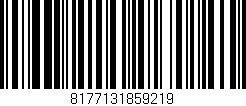 Código de barras (EAN, GTIN, SKU, ISBN): '8177131859219'