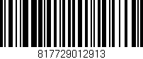 Código de barras (EAN, GTIN, SKU, ISBN): '817729012913'