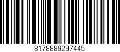 Código de barras (EAN, GTIN, SKU, ISBN): '8178889297445'
