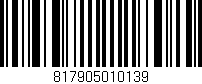 Código de barras (EAN, GTIN, SKU, ISBN): '817905010139'