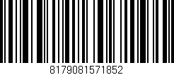 Código de barras (EAN, GTIN, SKU, ISBN): '8179081571852'