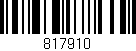 Código de barras (EAN, GTIN, SKU, ISBN): '817910'