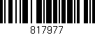 Código de barras (EAN, GTIN, SKU, ISBN): '817977'