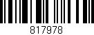 Código de barras (EAN, GTIN, SKU, ISBN): '817978'