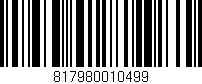Código de barras (EAN, GTIN, SKU, ISBN): '817980010499'