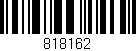 Código de barras (EAN, GTIN, SKU, ISBN): '818162'