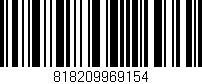 Código de barras (EAN, GTIN, SKU, ISBN): '818209969154'