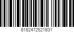 Código de barras (EAN, GTIN, SKU, ISBN): '8182472521831'