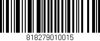 Código de barras (EAN, GTIN, SKU, ISBN): '818279010015'