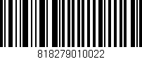 Código de barras (EAN, GTIN, SKU, ISBN): '818279010022'