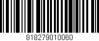 Código de barras (EAN, GTIN, SKU, ISBN): '818279010060'