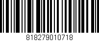 Código de barras (EAN, GTIN, SKU, ISBN): '818279010718'