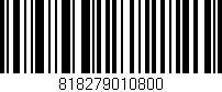 Código de barras (EAN, GTIN, SKU, ISBN): '818279010800'