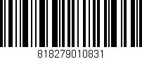 Código de barras (EAN, GTIN, SKU, ISBN): '818279010831'