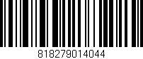 Código de barras (EAN, GTIN, SKU, ISBN): '818279014044'